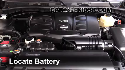 Battery Replacement 2017 Nissan Armada SV 5.6L V8